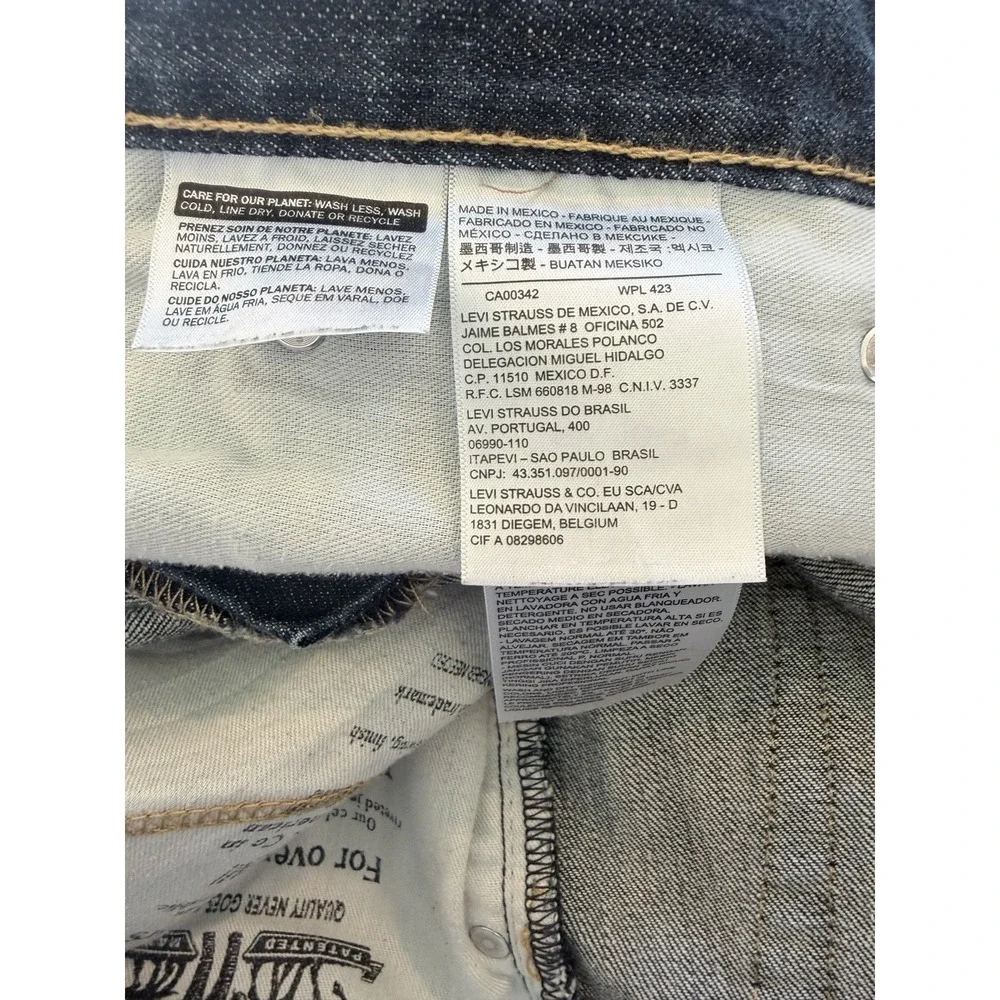 Levi's 505 Regular Fit Men's Jeans Straight Leg W40 L30 Blue Denim Pants
